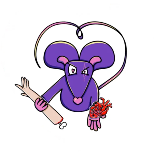 Мышь YADOVITAYA sticker ❤️