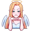 Telegram emojisi «Ангелица» 😐