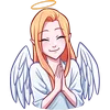 Telegram emojisi «Ангелица» 👼