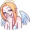 Telegram emojisi «Ангелица» 🤭