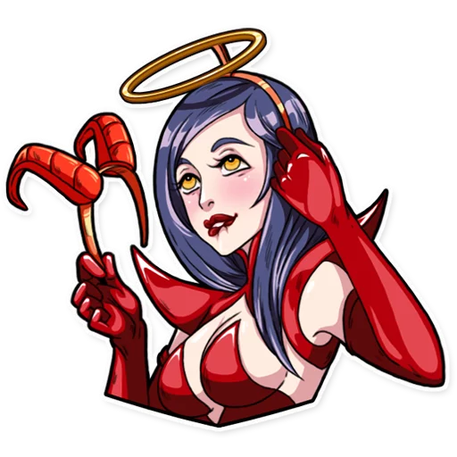 Miss Devil emoji 😇