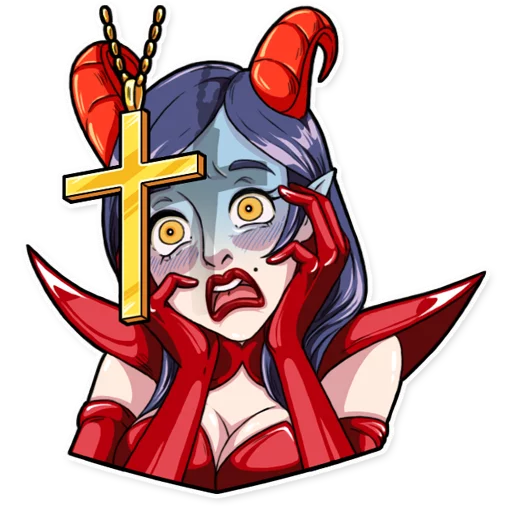 Miss Devil stiker 😱