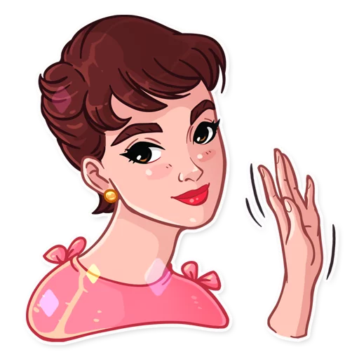 Miss Hepburn emoji 👋