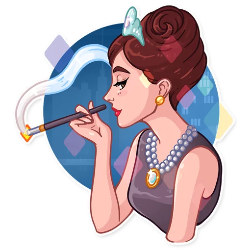 Miss Hepburn emoji 