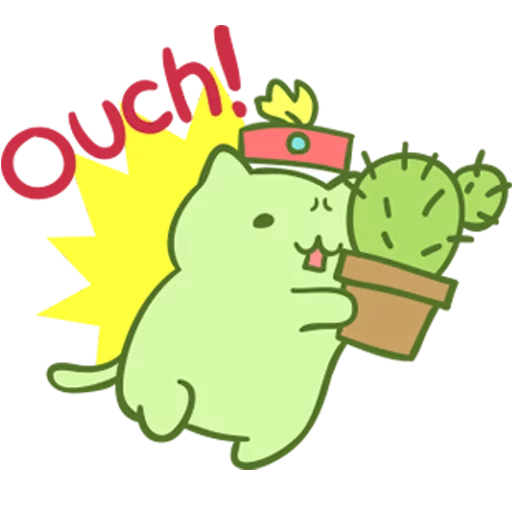 Telegram Sticker «Kitty March Band» 🌵