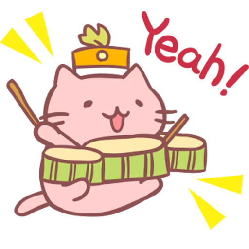 Kitty March Band emoji ✌