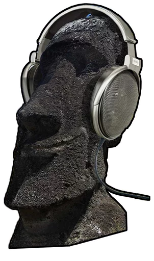 Telegram Sticker «Moai» 🎶