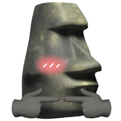 Стикер Moai 🗿