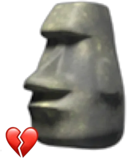Moai emoji 🗿