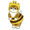Котики mofu_sand emoji 🐝