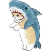 Telegram emoji «Котики mofu_sand» 🦈