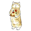 Котики mofu_sand emoji 🍕