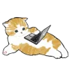 Котики mofu_sand emoji 👩‍💻