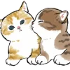 Котики mofu_sand emoji 😘