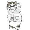 Котики mofu_sand emoji 👨‍⚕