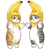 Котики mofu_sand emoji 🍌