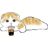Котики mofu_sand emoji 🥤