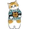 Котики mofu_sand emoji 👕
