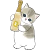Котики mofu_sand emoji 🍾