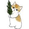 Котики mofu_sand emoji 🌲