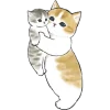 Котики mofu_sand emoji 🥰
