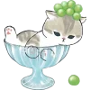 Котики mofu_sand emoji 🍨
