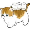 Котики mofu_sand emoji 🦉