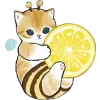 Котики mofu_sand emoji 🍋