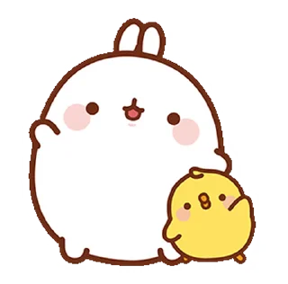  || Molang : Happiness is here! sticker 👋