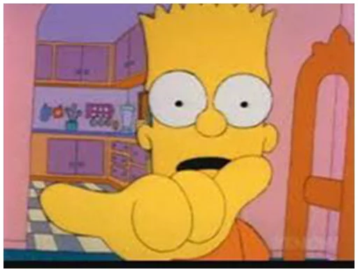 Telegram stiker «Simpsons-Memes» ✌