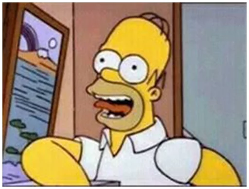 Telegram stiker «Simpsons-Memes» 😏