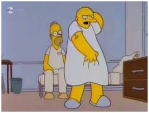 Стикер Telegram «Simpsons-Memes» ✊