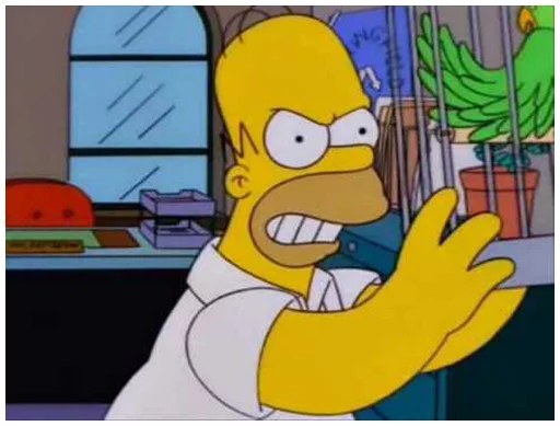 Стикер Simpsons-Memes 😡