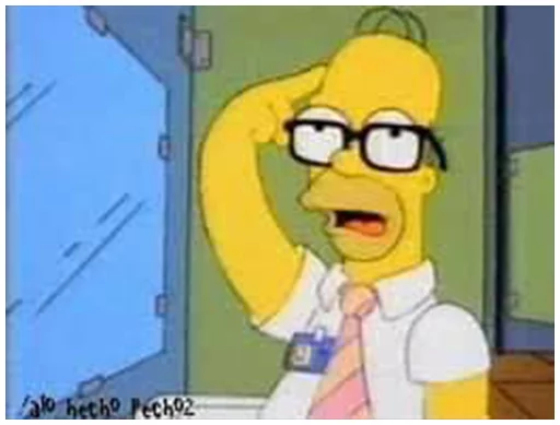 Стікер Telegram «Simpsons-Memes» 🤓