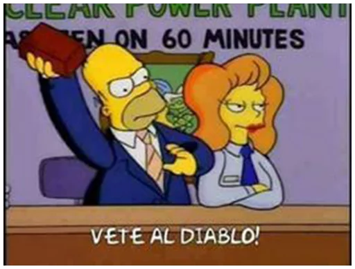 Telegram stiker «Simpsons-Memes» 🖕