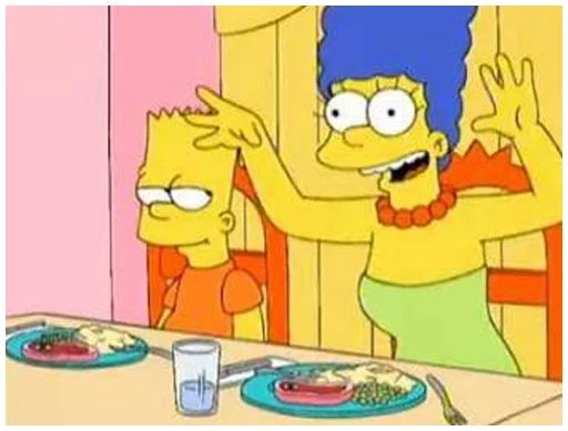 Стикер Telegram «Simpsons-Memes-2» 🤚