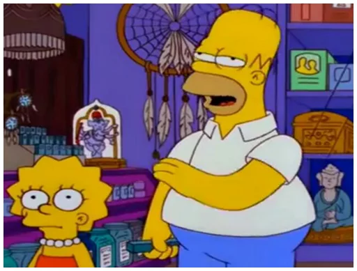 Telegram stiker «Simpsons-Memes-2» 😌