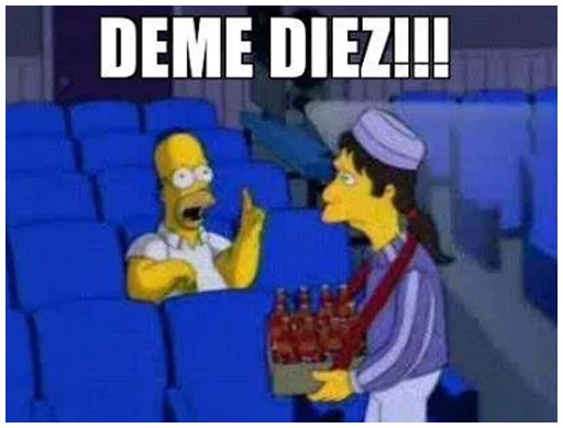 Стікер Simpsons-Memes-3 ☝️