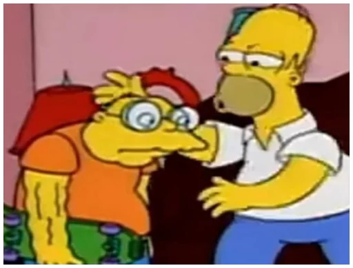 Telegram stiker «Simpsons-Memes-3» 