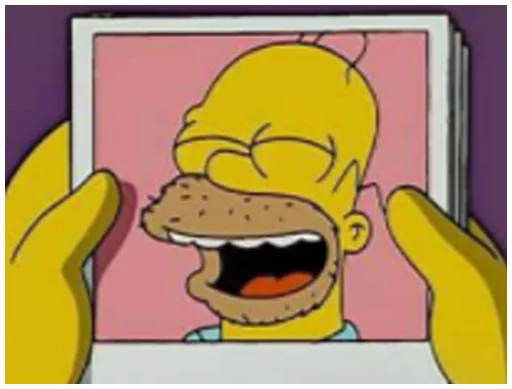 Telegram Sticker «Simpsons-Memes-3» 