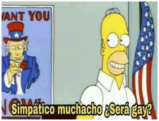 Стікер Simpsons-Memes-3 👨‍❤️‍👨