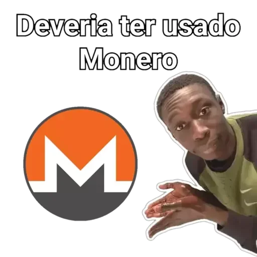 Стікер Telegram «Monero» 🗣