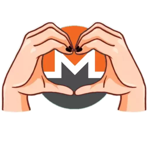 Telegram stiker «Monero» 🫶