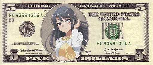 Moneyveo (created by henta2) stiker 5️⃣
