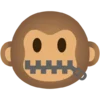 Telegram emoji «Monkeys | Обезьяны» 🤐