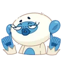Blue Monkey emoji 🙄