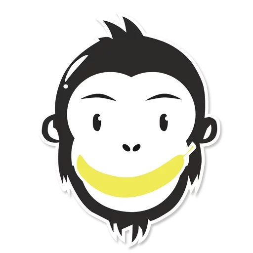 Стікер Monkey Stickers 😝