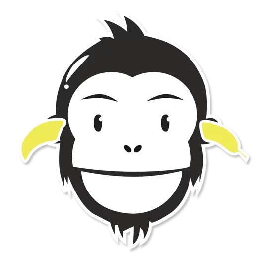Monkey Stickers stiker 😘