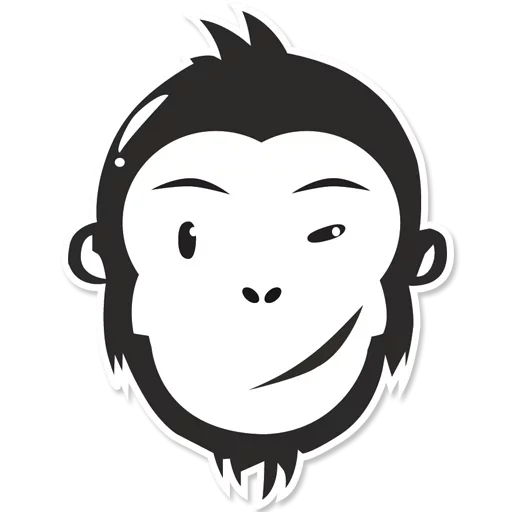 Стікер Monkey Stickers 😜