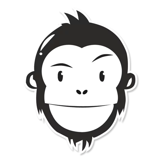 Стікер Monkey Stickers 🥳